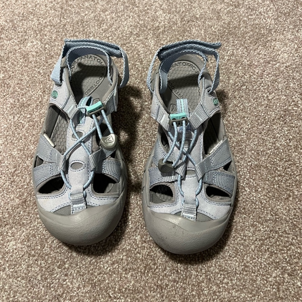 Keen Women’s Newport H2 Sandals – Size 6.5 US – Grey Ocean Wave